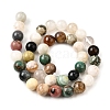 Natural Quartz Crystal & Rhodochrosite & Rose Quartz & Amethyst & Strawberry Quartz & Tourmalinated Quartz/Black Rutilated Quartz Beads Strands G-B143-A01-10mm-3