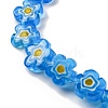 Handmade Millefiori Lampwork Beads Strands LAMP-G164-03C-3