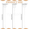 30Pcs 3 Style Transparent Acrylic Stirring Rods TACR-NB0001-30B-2