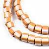 Handmade Polymer Clay Beads Strands CLAY-N010-074-10-4