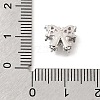 Bowknot Brass Micro Pave Cubic Zirconia Beads KK-Z156-20P-03-3