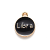 Alloy Enamel Pendants ENAM-S124-01B-08K-3