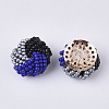 Glass Seed Beads Cabochons FIND-S321-04B-2