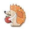 Autumn Single Face Printed Wood Cabochons WOOD-I010-01D-1