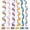 Leopard Printed Grosgrain Ribbons OCOR-TA0001-25-4