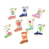 Printed Brass Pendants KK-CBA42CA-10G-1