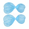 Spray Painted Iron Pendants IFIN-Z004-01B-1