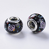 Handmade Lampwork European Beads LAMP-S193-009L-2