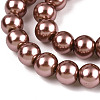Baking Paint Pearlized Glass Pearl Round Bead Strands LS-HY-Q003-10mm-92-3