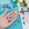 21Pcs Millefiori Glass Pendants PALLOY-PH01828-3