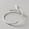 Leaf Alloy Rhinestone Napkin Rings AJEW-WH0766-46-2