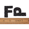Alphabet Rhinestone Patches FW-TAC0001-01E-8