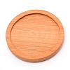 Bamboo Round Plant Saucer AJEW-WH0188-45A-1
