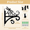 Iron Hanging Plant Hanger Bracket HJEW-WH0095-013-2