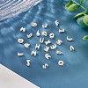 6Pcs 925 Sterling Silver Hollow Initial Beads STER-TA0001-53J-9