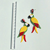 Acrylic Dangle Stud Earrings WGEFE58-01-2