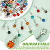 Birthstone Glass Locking Stitch Marker HJEW-UN00030-5