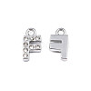 304 Stainless Steel Charms STAS-N095-137F-2