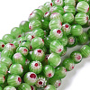 Round Millefiori Glass Beads Strands LK-P002-12-1