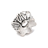 Tibetan Style Alloy Beads TIBE-M004-03SA-2