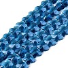 Transparent Glass Beads Strands GLAA-Q118-01A-B01-1