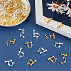 60Pcs 2 Colors Rack Plated Brass Screw Clip-on Earring Findings KK-ME0001-86-4