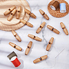Wood Buttons BUTT-WH0029-30A-4