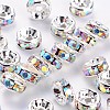 Brass Rhinestone Spacer Beads RB-A014-Z6mm-28S-NF-1
