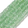 Transparent Crackle Glass Beads Strands GLAA-NH0001-04J-1