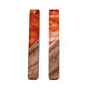 Opaque Resin & Walnut Wood Big Pendants RESI-TAC0017-04A-1