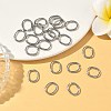 Tarnish Resistant 201 Stainless Steel Open Jump Rings STAS-M008-01-5