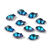 Electroplate Transparent Glass Pendants GLAA-A008-09A-1