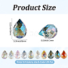 200Pcs 10 Colors Electroplate Glass Beads EGLA-PA0001-43A-2