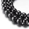 Magnetic Synthetic Hematite Bead Strands G-A165A-8mm-1