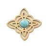 Synthetic Turquoise Pendants LS-STAS-I327-14G-02-1