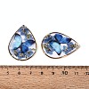 Transparent Epoxy Resin Pendants RESI-T059-20D-3