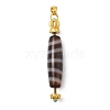 Heart Shape Brass Screw Peg Bails KK-NH0008-05AG-3