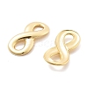 Brass Connector Charms KK-B134-08G-2