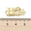 Brass Micro Pave Clear Cubic Zirconia Interlocking Clasps LS-KK-U059-16G-3