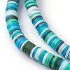 Handmade Polymer Clay Beads Strands CLAY-R089-6mm-T02B-6