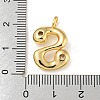 Rack Plating Brass Micro Pave Cubic Zirconia Pendants KK-A200-24G-S-3