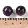 Natural Amethyst No Hole Sphere Beads G-K353-04C-03-3