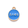 Alloy Enamel Pendants X-ENAM-S124-01B-02A-3