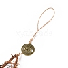 Rattan & Iron Witch Bells Wind Chimes Door Hanging Pendant Decoration WICR-PW0001-25A-4