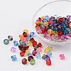 Faceted Bicone Transparent Acrylic Beads DBB18MM-1