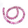 Natural Dyed Jade Beads Strands G-F601-A14-2