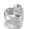 304 Stainless Steel European Beads STAS-O097-127B-2