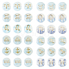 36Pcs 12 Styles Glass Beads GLAA-FH0001-91-1