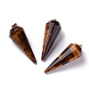 Natural Tiger Eye Pendants G-Z026-01B-1