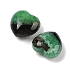 Natural Agate(Dyed & Heated) Heart Palm Stone G-Q021-04D-2